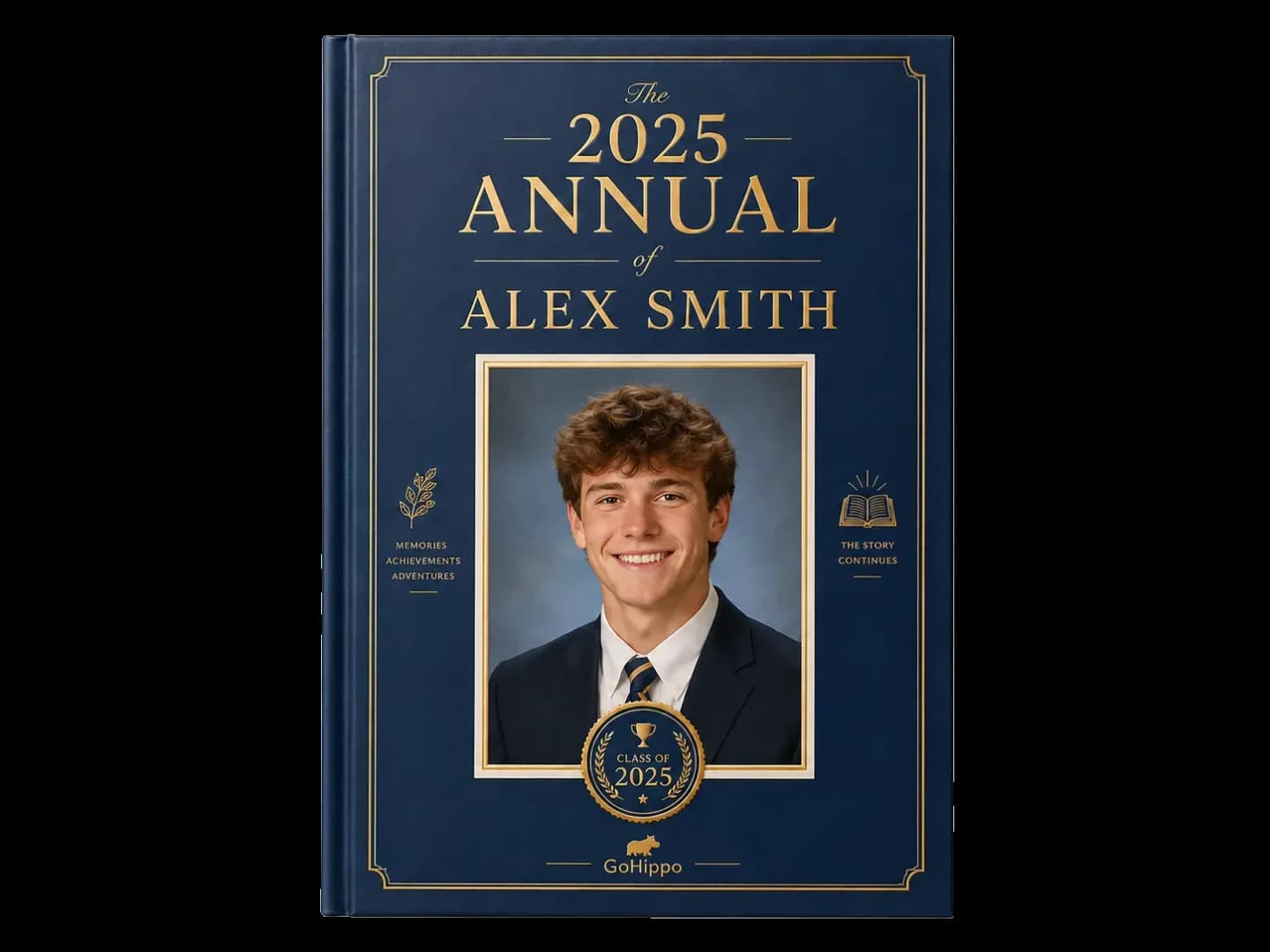 Annual gift book example