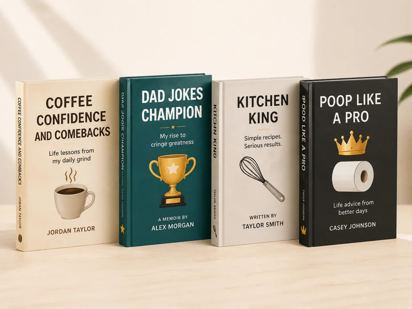 Survival guide funny gift book example