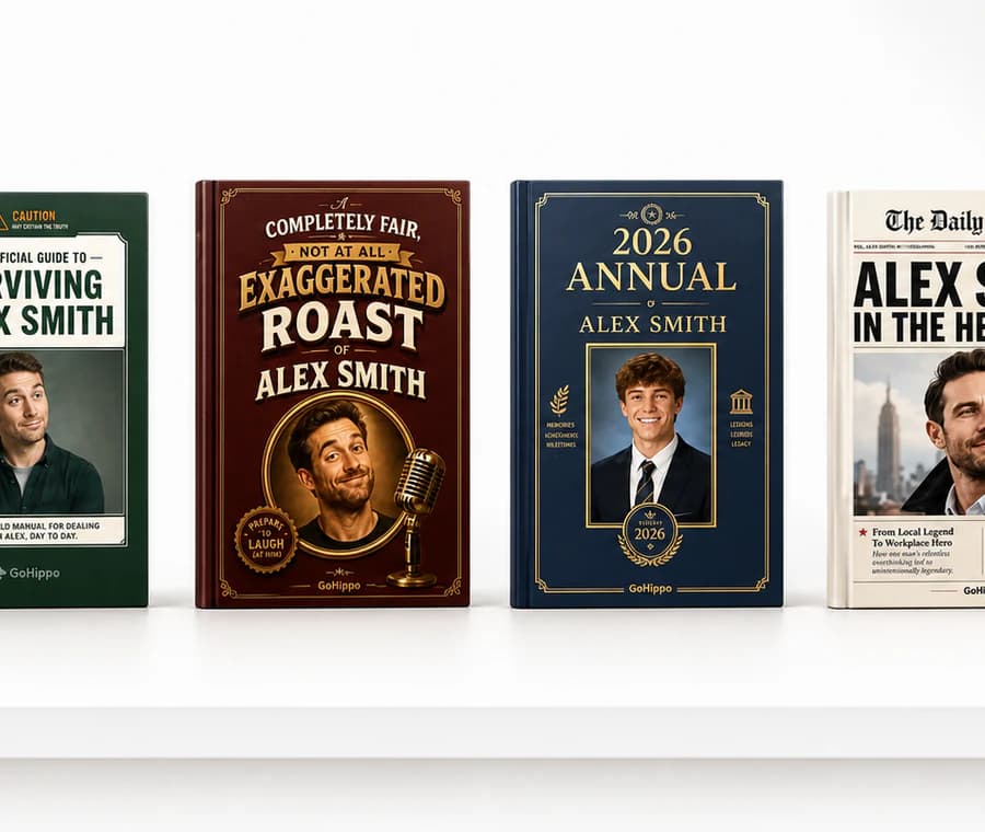 Personalized AI book and comic gift created with GoHippo