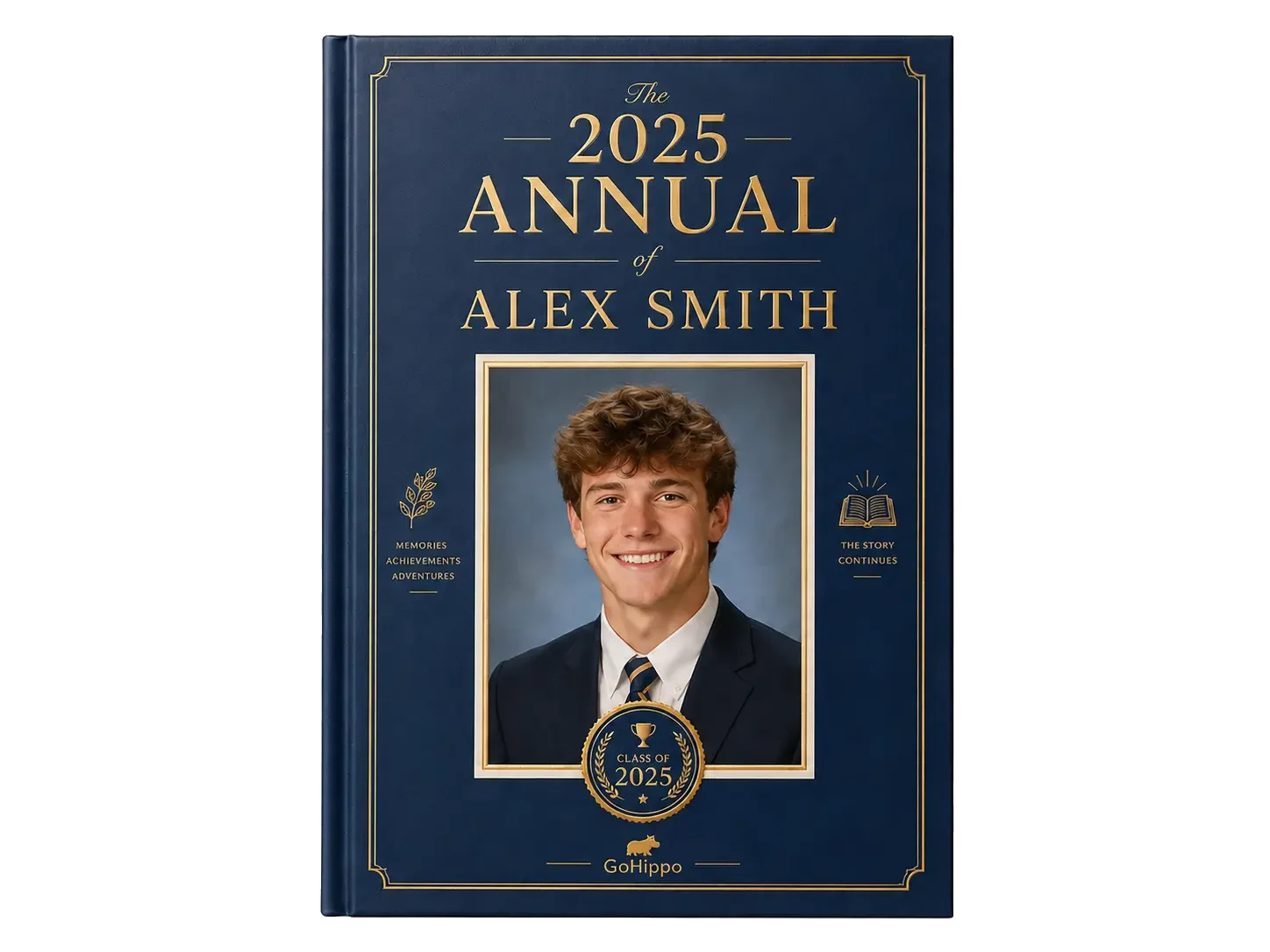 Annual gift book example