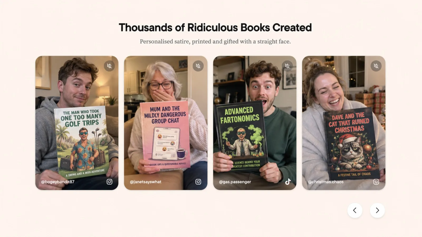 Personalised GoHippo books given as gifts